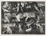Garry Shead, The Death and Life of Ern Malley, etching