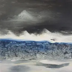 Antarctic 1964 by Sidney Nolan, 1964, oil on canvas, sold Jul 2014