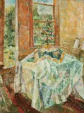 Grace Cossington Smith, Christmas Tree 1953, 1953, oil on board