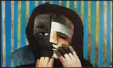 Charles Blackman, Girl with Stripes 1961