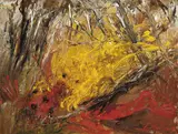 Lion and Red Nebuchadnezzar c1969 by Arthur Boyd, c1969, oil on canvas, sold Jul 2014