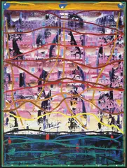 Vasu I 1996 by Michael Johnson, 1996, oil on linen, sold Jul 2014