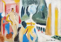 Ivon Hitchens, Untitled, oil on canvas