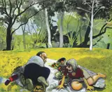 Fred Cress, An Outing 1996, 1996, synthetic polymer paint on canvas