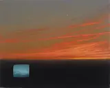 Tim Storrier, Evening Landscape 1997, 1997, synthetic polymer paint on board