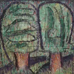 Fig Trees by Godfrey Miller, oil on canvas on board, offered Mar 2014