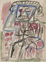 Tony Tuckson, (Untitled), watercolour on paper