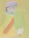 Sam Fullbrook, Jockey 1994, 1994, oil on canvas-board
