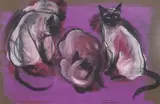 William Robinson, Siamese Cat c1969