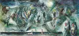 William Dobell, Trapping the Flying Fox, New Guinea 1964
