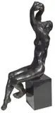 Le Vieillard - Figure Suppliante c1886 by Auguste Rodin, c1886, bronze with dark brown patina (cast 1974), offered Mar 2014