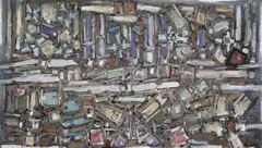 Roger Kemp, Horizontal Sequence c1970, c1970, synthetic polymer paint on canvas