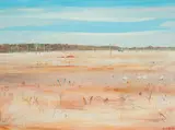 The Homestead c1984 by Arthur Boyd, c1984, oil on board, offered Mar 2014