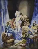 Enchantment by Norman Lindsay, watercolour on paper, offered Mar 2014