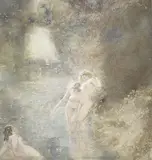 The Stream 1921 by Norman Lindsay, 1921, watercolour on paper, offered Mar 2014