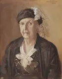 Justin O'Brien, Untitled (Portrait of Mrs Hodgson) 1939, 1939, oil on canvas