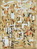 Yvonne Audette, Caligraphic Writing 1963