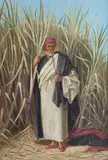 Robert Hawker Dowling, A Bedouin with a Pipe 1874, 1874, oil on board