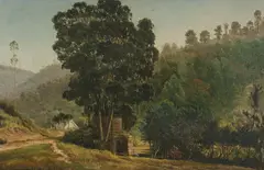Near Cascade Brewery by Haughton Forrest, oil on board, sold Mar 2014