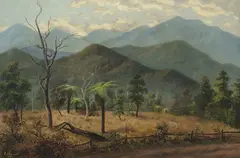 George E. Peacock, Dandenongs 1896, 1896, oil on canvas