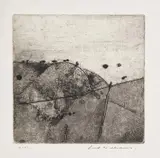 Fred Williams, Hill at Colo Vale 1958-59, 1958-59, aquatint, engraving, drypoint and flat biting