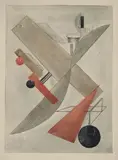 El Lissitzky, Study for Globetrotter c1920