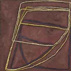 Ildiko Kovacs, M's House 2003, 2003, oil on card on canvas on plywood