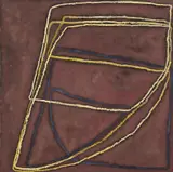 Ildiko Kovacs, M's House 2003, 2003, oil on card on canvas on plywood