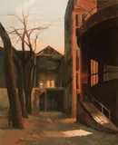 Rick Amor, Four Trees 2001, 2001, oil on canvas