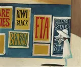 Schoolgirl and Billboards 1954 by Charles Blackman, 1954, oil and enamel on board, sold Oct 2013
