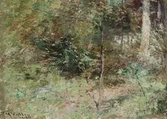 Mount Macedon c1913 by Frederick McCubbin, c1913, oil on board, sold Oct 2013