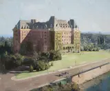 Arthur Streeton, The Empress Hotel, Victoria, Vancouver 1922
