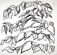 The Vine 1979 by Brett Whiteley, 1979, ink on paper, sold Oct 2013