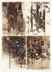 Landscape Quartette 1962 by Fred Williams, 1962, sugar aquatint, resin aquatint, engraving and drypoint, sold Jun 2013
