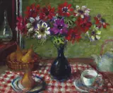 Margaret Olley, Anemones and Pears 2005