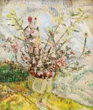 Grace Cossington Smith, Wildflowers in Jug c1944-47, c1944-47, oil on board