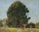 Blackwood, 'Longacres', Olinda c1933 by Arthur Streeton, c1933, oil on canvas board, offered Jun 2013