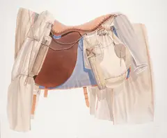 Tim Storrier, Surveyor's Saddle III 1981, 1981, watercolour on paper