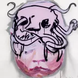 Ben Quilty, Boy 2008, 2008, synthetic polymer paint, aerosol and gouache on paper