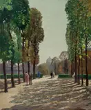 Will Ashton, Paris, oil on board