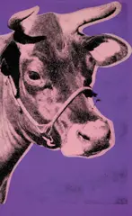 Cow 1976 by Andy Warhol, 1976, screenprint in colours on wallpaper, sold May 2013