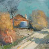 Lloyd Rees, Country House 1957
