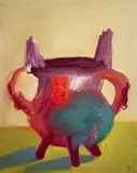Bronze Vessel 1979 by Sidney Nolan, 1979, oil on canvas, sold May 2013
