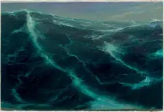 The Drift 1996 by Tim Storrier, 1996, oil on paper, offered May 2013