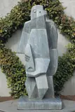 Jacques Lipchitz, Homme assis \xE0\xA0 la clarinette II, grey marble