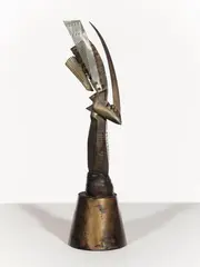Anthony Pryor, The Performers (maquette) 1989, 1989, bronze, brass, marble