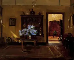Interior, Olinda 1940 by Arthur Streeton, 1940, oil on canvas, offered May 2013