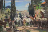 Harold Septimus Power, Preparing the Horses