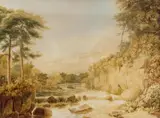 John Glover, Untitled (Landscape) c1828, c1828, watercolour on paper