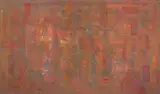 John Peart, Krakatoa 1973, 1973, oil and synthetic polymer paint on linen